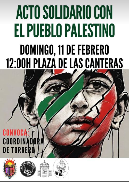 Acto solidario con el pueblo Palestino