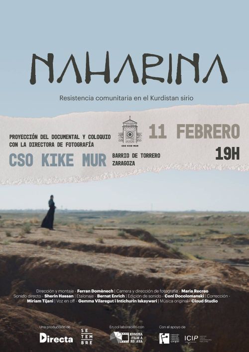 Proyección y coloquio del documental NAHARINA: Resisencia comunitaria en el kurdistán sirio