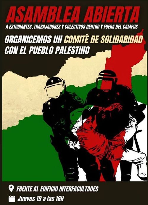 Asamblea abierta solidaridad pueblo palestino