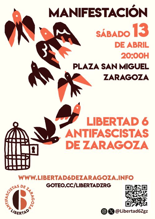 Manifestación - Libertad 6 de Zaragoza