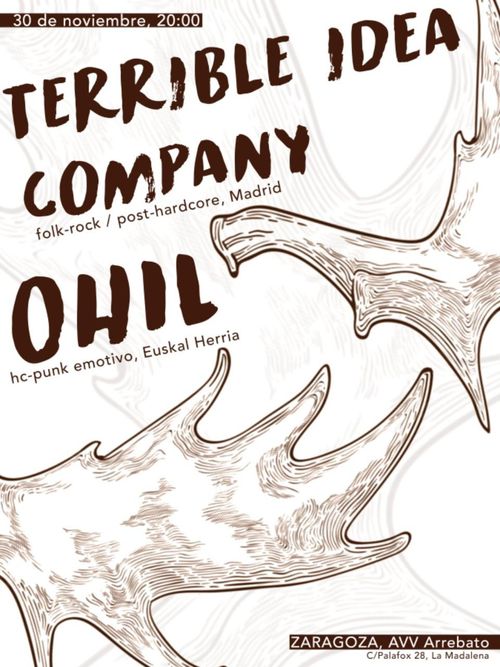 Concierto: Terrible Idea Company + Ohil