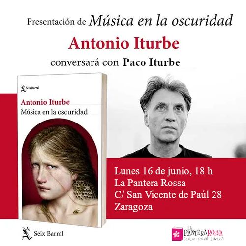 Presentación del libro 'Música en la oscuridad' con Antonio Iturbe