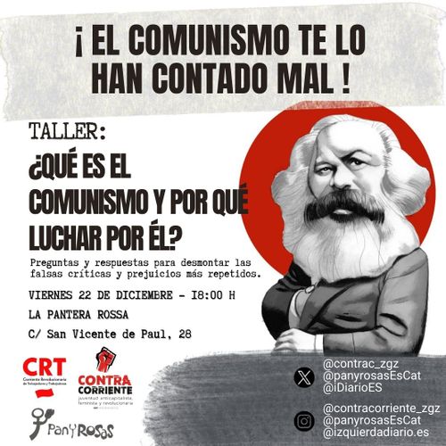 TALLER: ¿QUÉ ES EL COMUNISMO Y POR QUÉ LUCHAR POR ÉL?