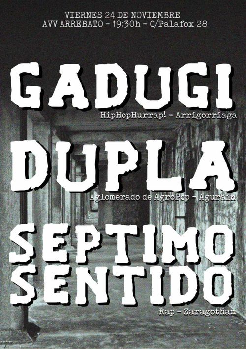 Concierto: Gadugi + Dupla + Séptimo Sentido