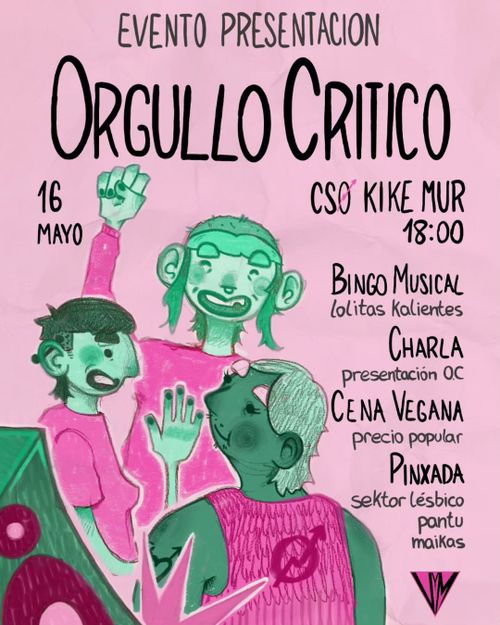 EVENTO DE PRESENTACIÓN DEL ORGULLO CRÍTICO