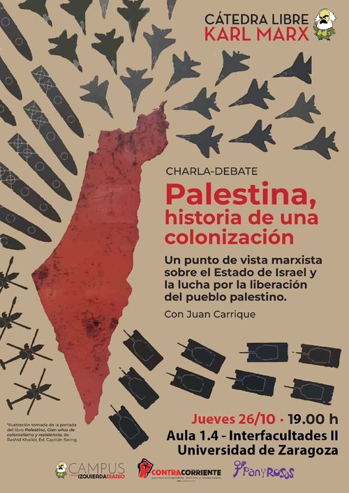 CÁTEDRA LIBRE KARL MARX: CHARLA-DEBATE 🇯🇴 PALESTINA, HISTORIA DE UNA COLONIZACIÓN 