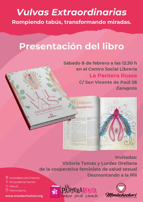 La cooperativa social Montechochori presenta 'Vulvas extraordinarias' 