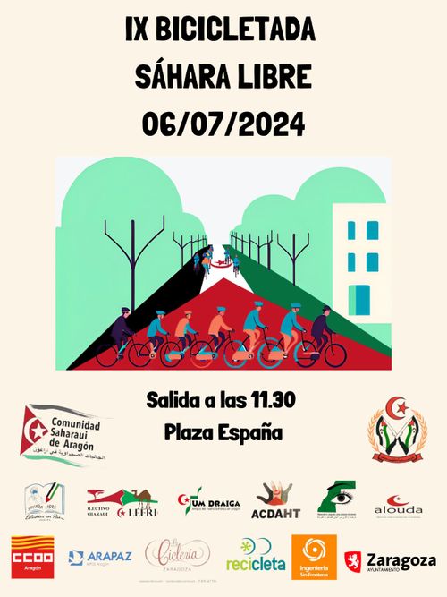 IX bicicletada "Sáhara libre"