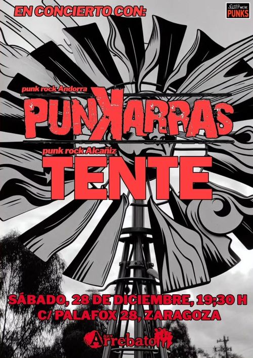 Concierto: Punkarras + Tente