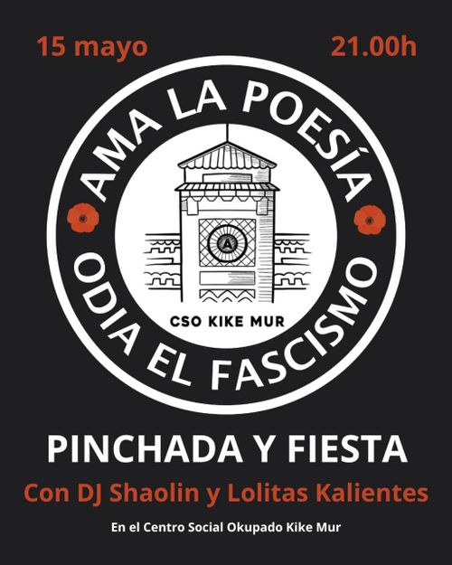AMA LA POESÍA, ODIA EL FASCISMO