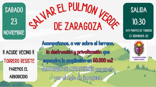 Salvar el pulmón verde de Zaragoza 