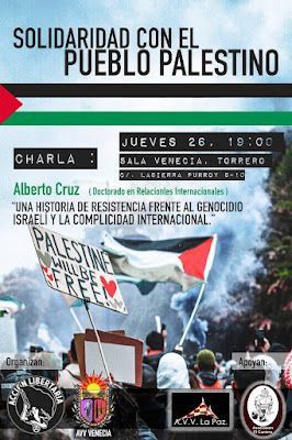 Charla "Solidaridad con el pueblo palestino"