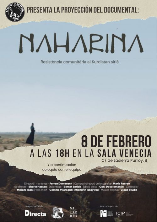 Proyección documental: "Naharina. Resistencia comunitaria en el Kurdistán sirio"