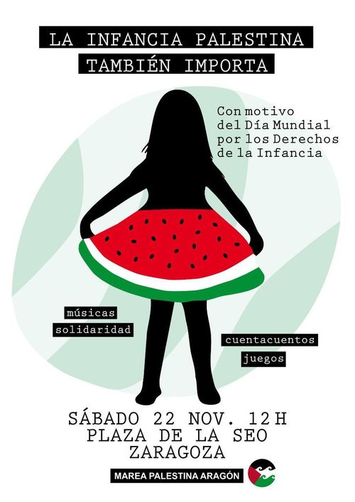 LA INFANCIA PALESTINA TAMBIÉN IMPORTA. 