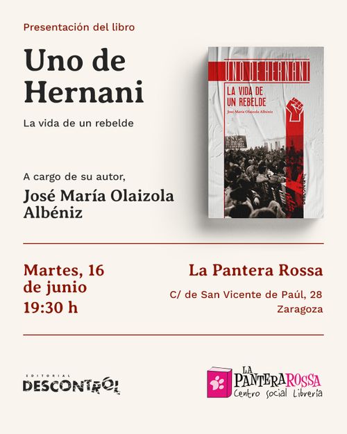 José María Olaizola presenta 'Uno de Hernani' 