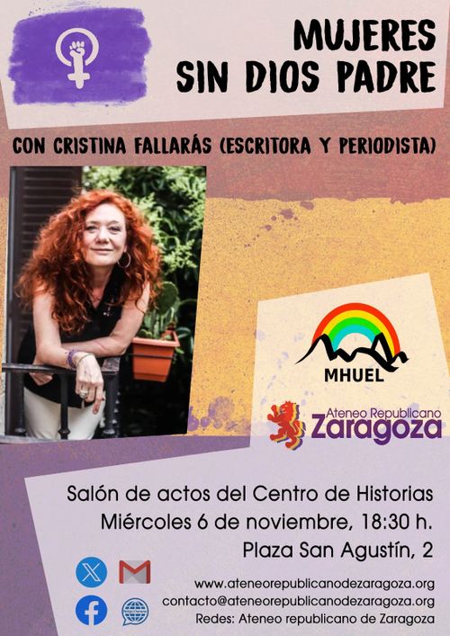 Cristina Fallarás. Mujeres sin dios padre