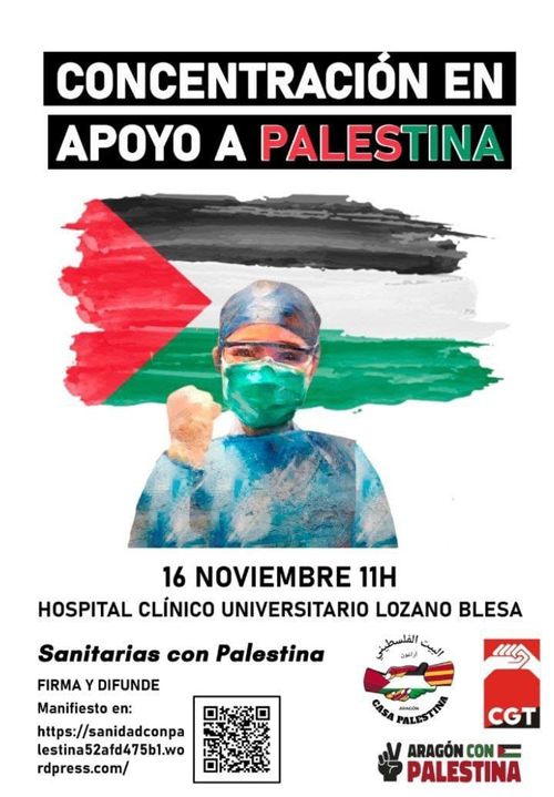 Concentración de apoyo a Palestina