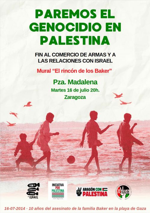 Paremos el genocidio en Palestina