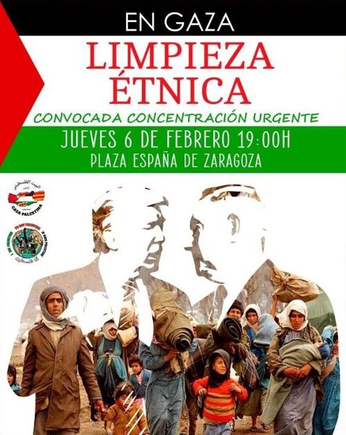 Concentración urgente: En Gaza limpieza étnica 