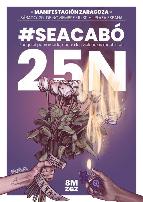25N - #SeAcabó - Fuego al patriarcado, contra las violencias machistas