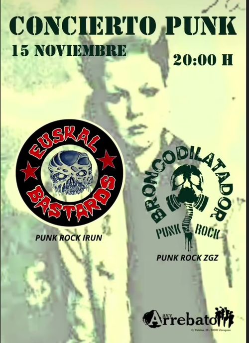 Concierto: Broncodilatador + Euskal Bastards