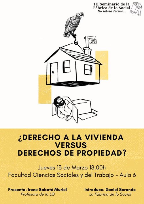 Quinta sesión del III Seminario de La Fábrica: «Neoliberalismo y Ayudas»