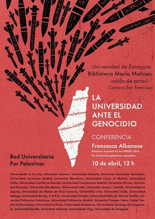 Conferencia: La universidad ante el genocidio 