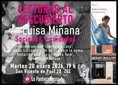 Libroforum Lecturas al descubierto: Sociedad y cuidados, con Luisa Miñana 