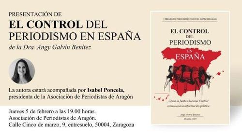 Presentación del libro ‘El control del periodismo en España’