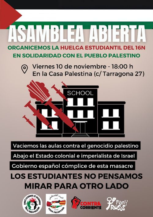 ASABLEA ABIERTA POR PALESTINA 