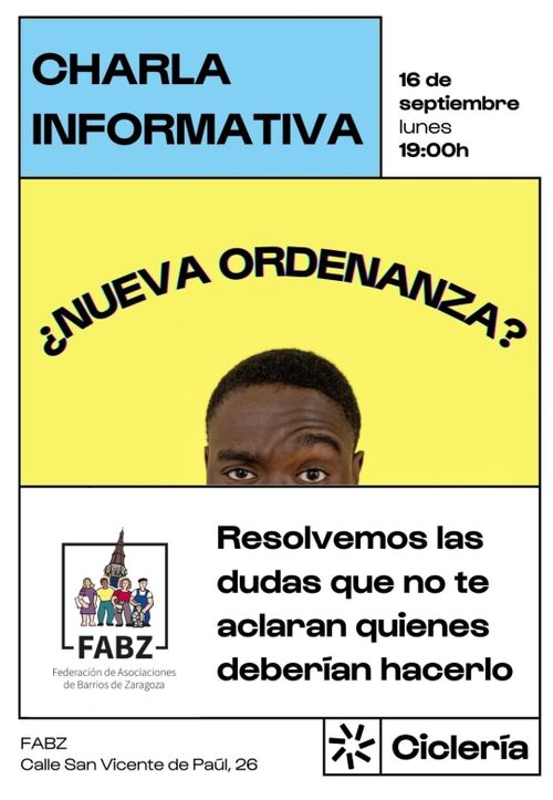 Charla informativa ¿Nueva ordenanza?