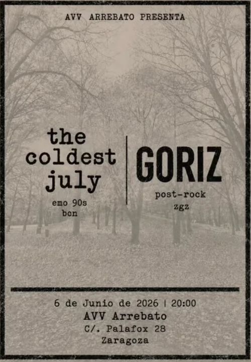 Concierto: The coldest july + Goriz