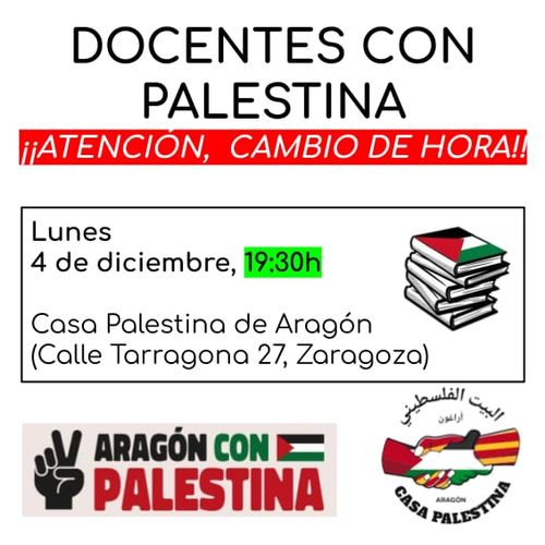 Docentes con Palestina