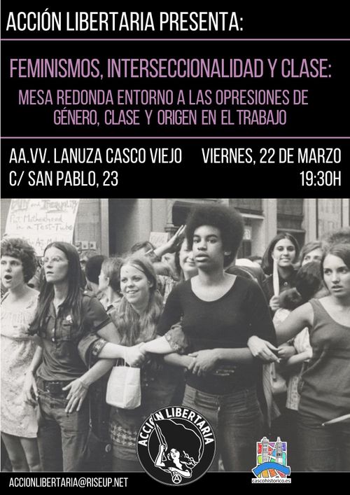 MESA REDONDA: FEMINISMOS, INTERSECCIONALIDAD Y CLASE