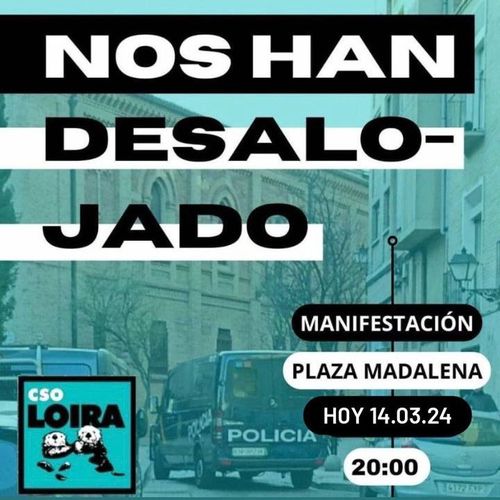 Manifestación Loira - Nos han desalojado