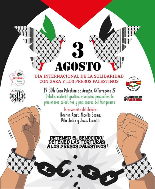 Día internacional de la solidaridad con Gaza y los presos palestinos 