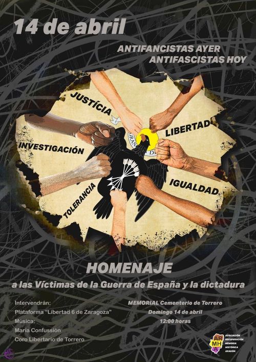 Homenaje a las víctimas de la guerra de España y la dictadura 