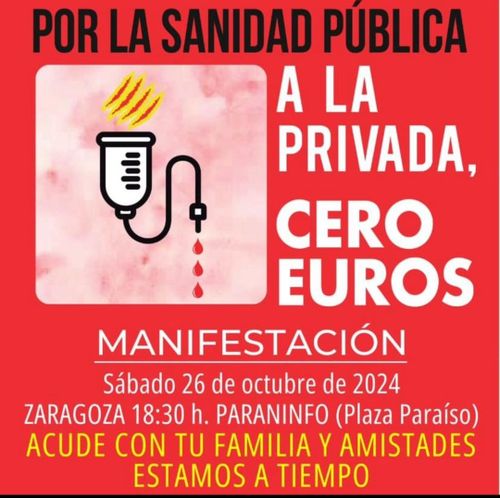 Manifestación por la sanidad pública 