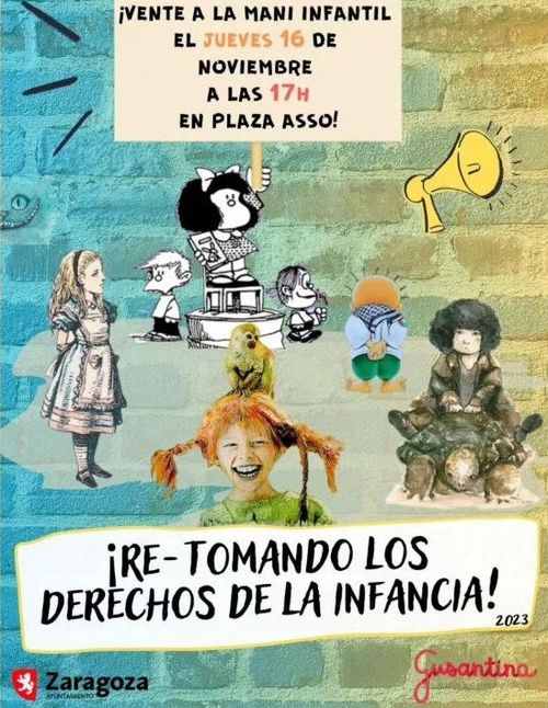 Mani infantil: ¡Re-tomando los derechos de la infancia!