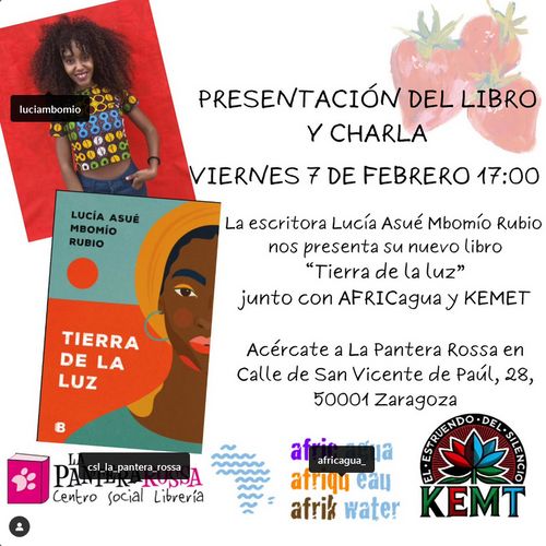 Lucía Asué Mbomío Rubio presenta con Kemet y AFRICagua 'Tierra de la Luz' 