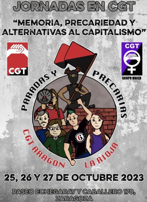 Jornadas en CGT ‘Memoria, precariedad y alternativas al capitalismo’