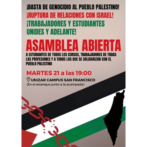 ASAMBLEA TRABAJADORES Y ESTUDIANTES POR PALESTINA