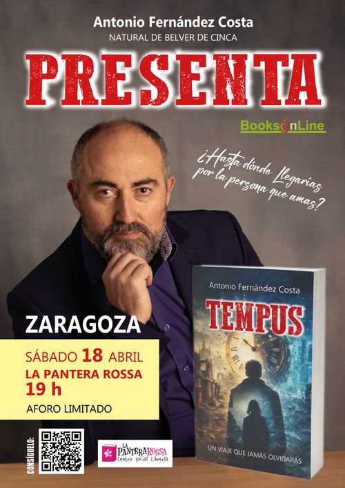 Antonio Fernández Costa presenta su nueva novela 'Tempus' 