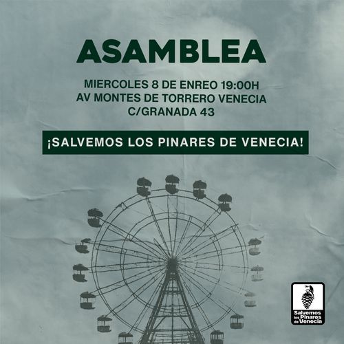 Asamblea: ¡Salvemos lo Pinares de Venecia!