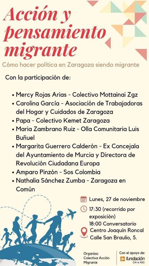 Acción y pensamiento migrante: Cómo hacer política en Zaragoza siendo migrante.