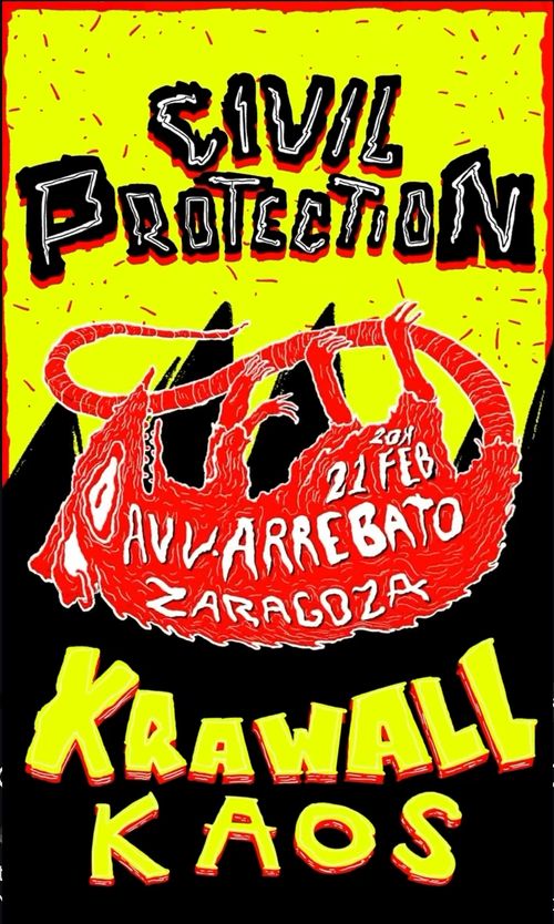 Concierto: Krawall kaos + Civil protection