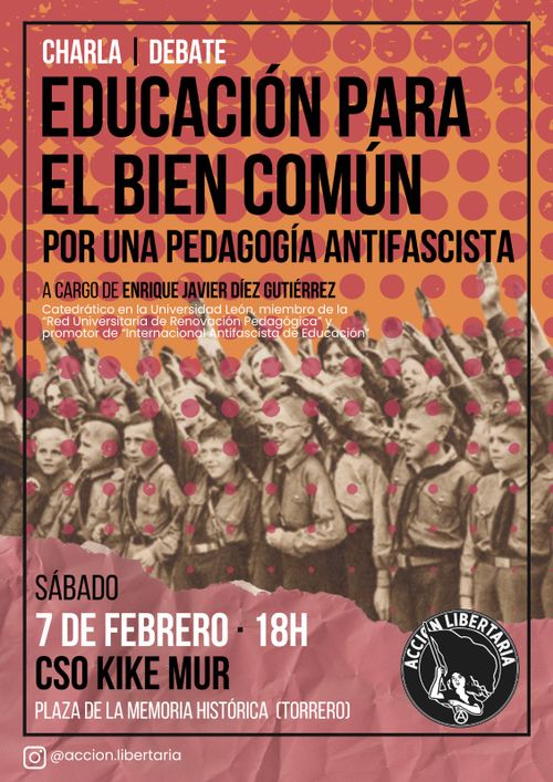 Educación para el bien común. Por una pedagogía antifascista