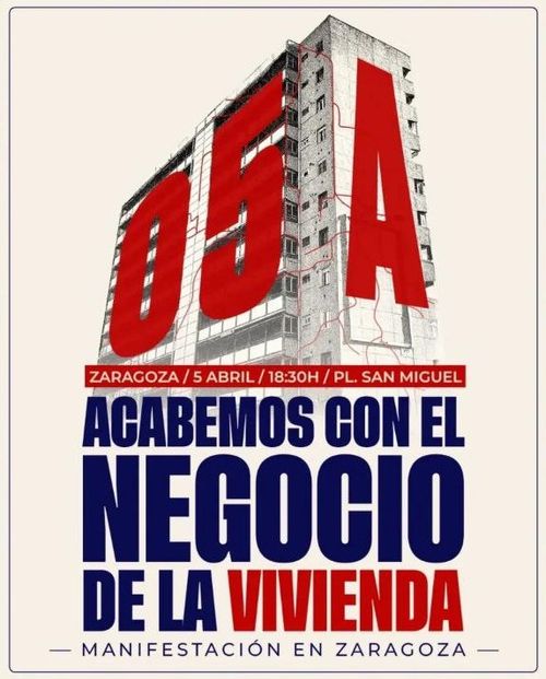 Manifestación: Acabemos con el negocio de la vivienda 