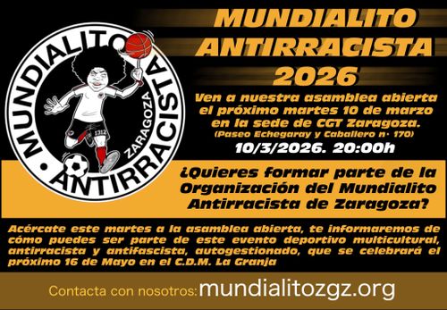 Asamblea abierta mundialito antirracista 
