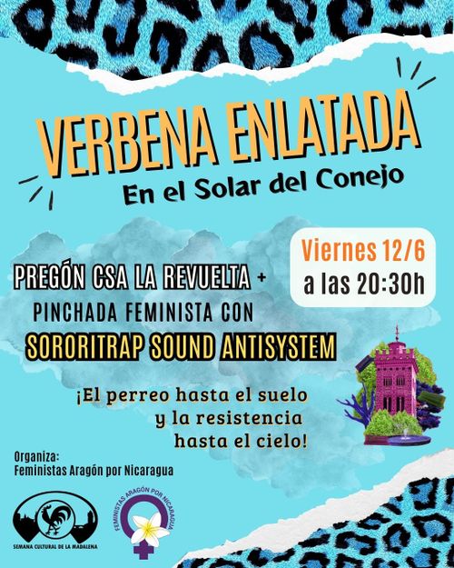 PREGÓN SEMANA CULTURAL DE LA MADALENA Y VERBENA ENLATADA